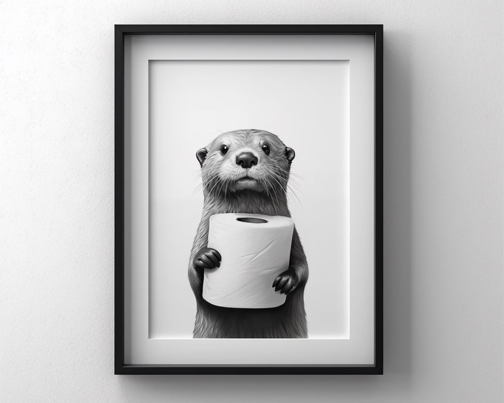 Toilet Paper Otter