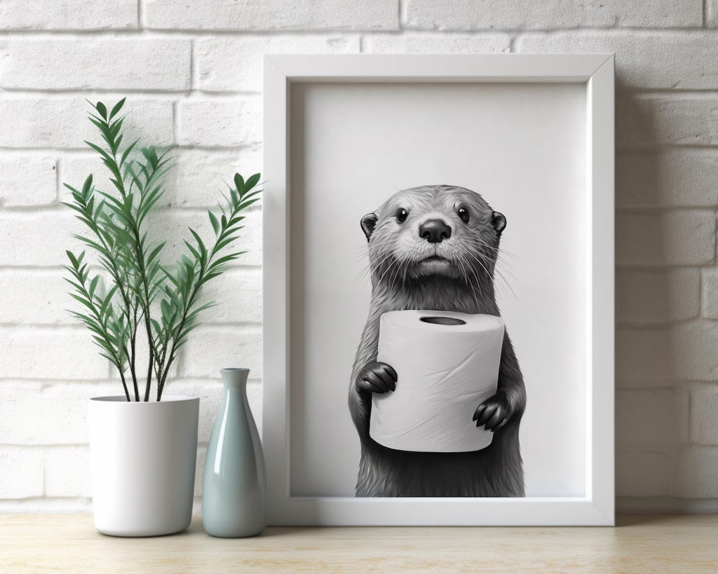 Toilet Paper Otter