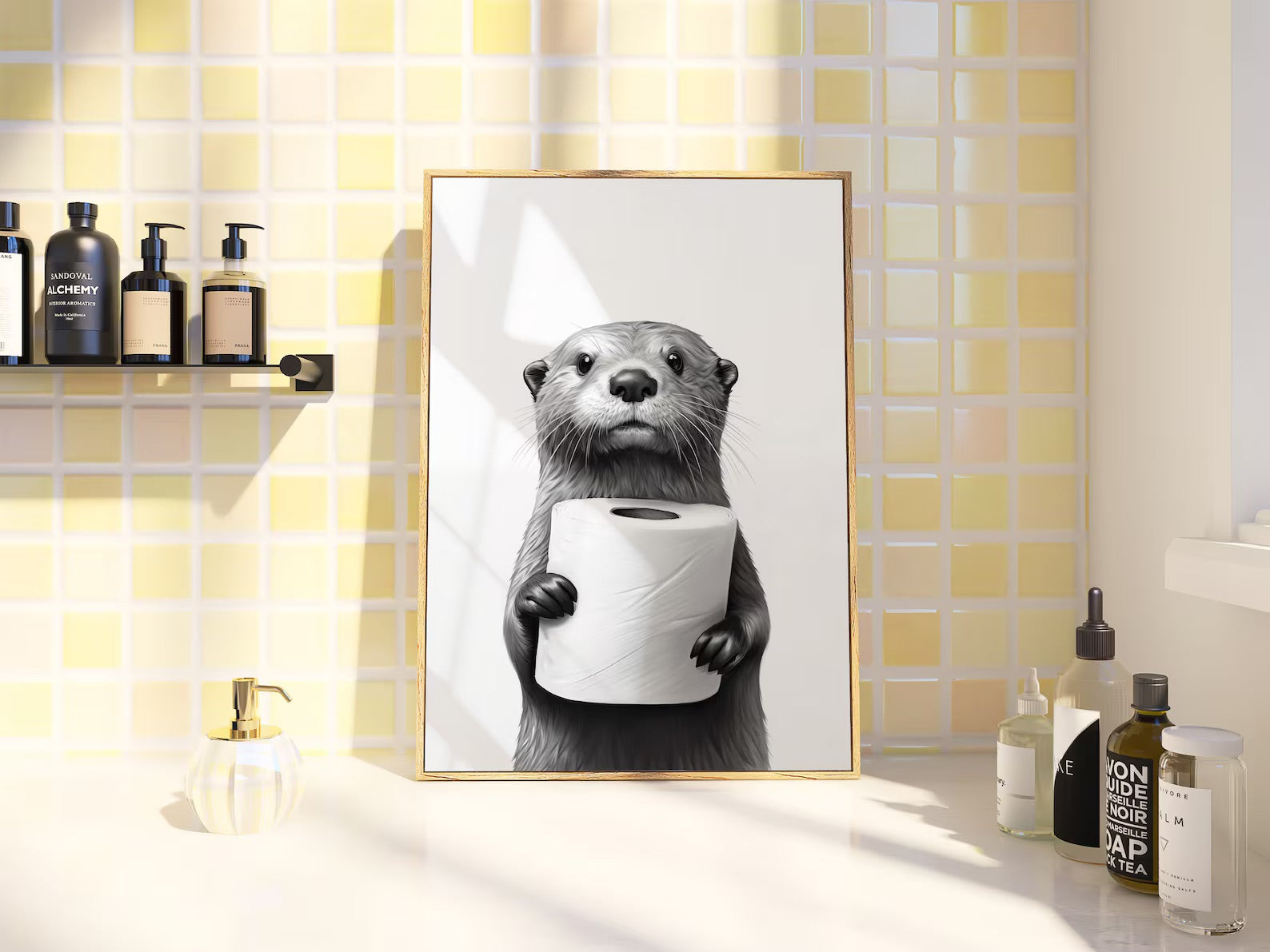 Toilet Paper Otter