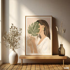 She Who Speaks To Leaves