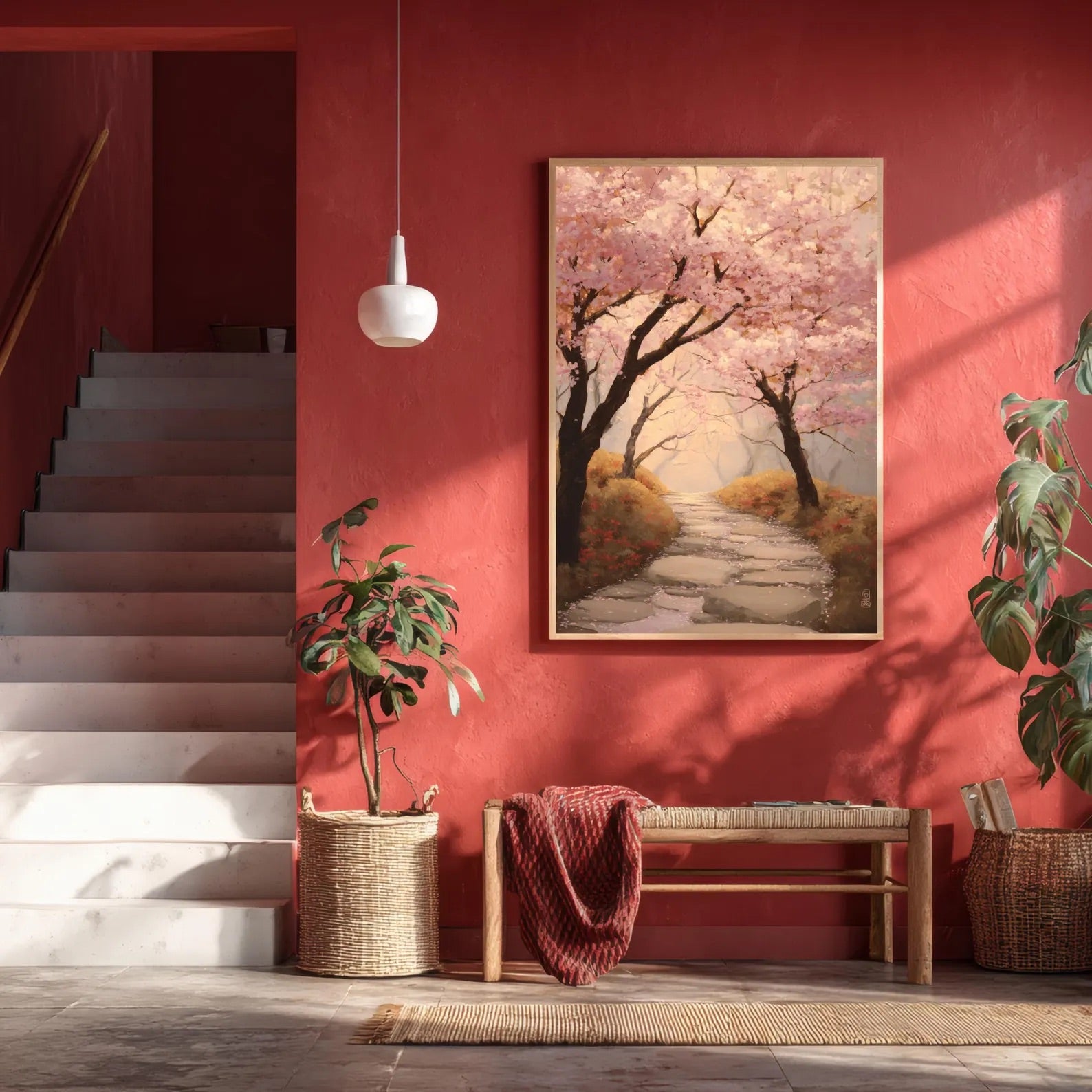 Pink Branches